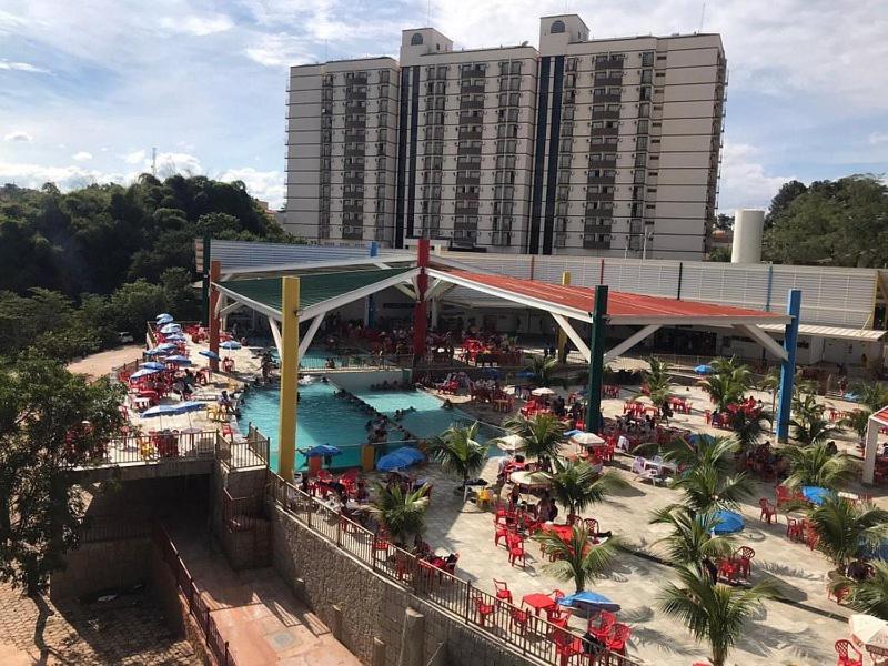 Piazza Diroma Acesso Diroma Acqua Park Gratuito Star Temporada Aparthotel Калдас Новас Екстериор снимка